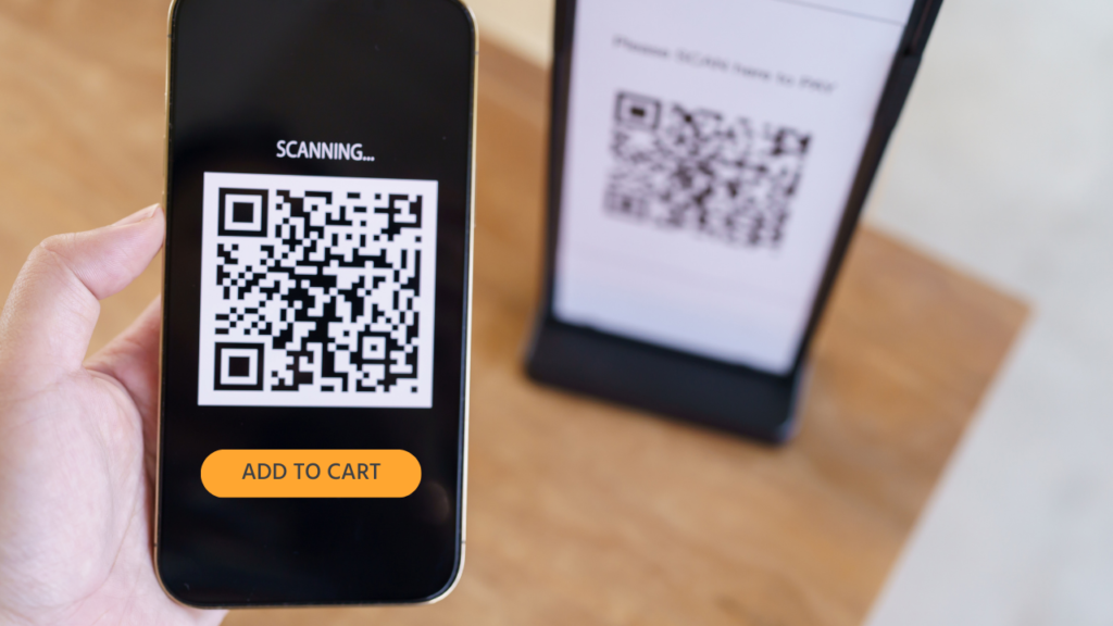 QR codes at events or showrooms that go straight to checkout